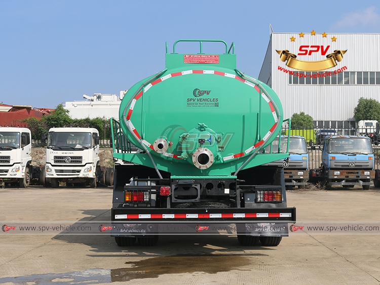 10,000 Litres Mobile Toilet Truck ISUZU - Rear